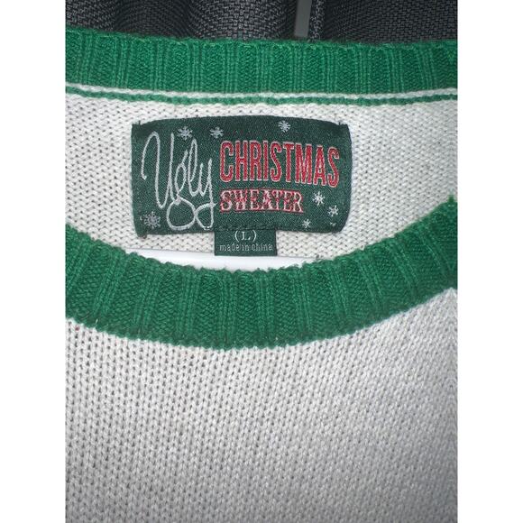Ugly Christmas Sweater Xmas Size Large - Picture 2 of 3